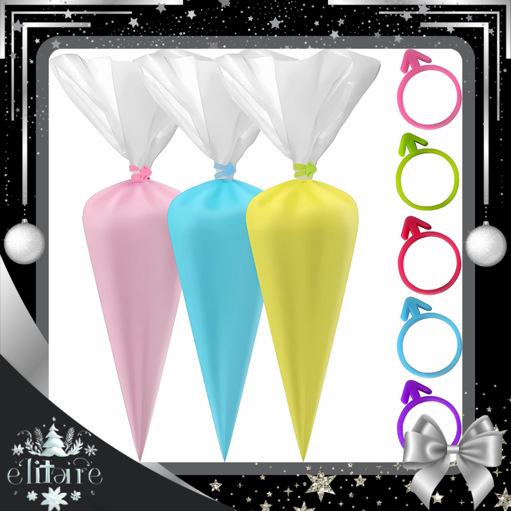 ELITAIRE Karet Pengikat Kantong Piping bag Icing Bahan Silikon tali piping bag / karet penutup pipin