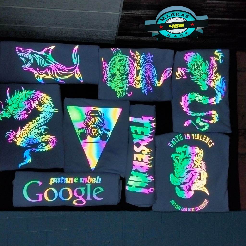 SABLON NYALA REFLECTIVE POLYFLEX JASA CUTTING DAN PRESS