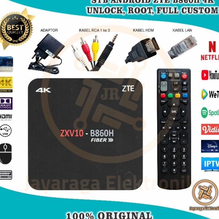 STB Android Smart TV Box B86OH 4K Hybrid Full Root Full Full Aplikasi Full Fitur SIAP PAKAI  Menguba