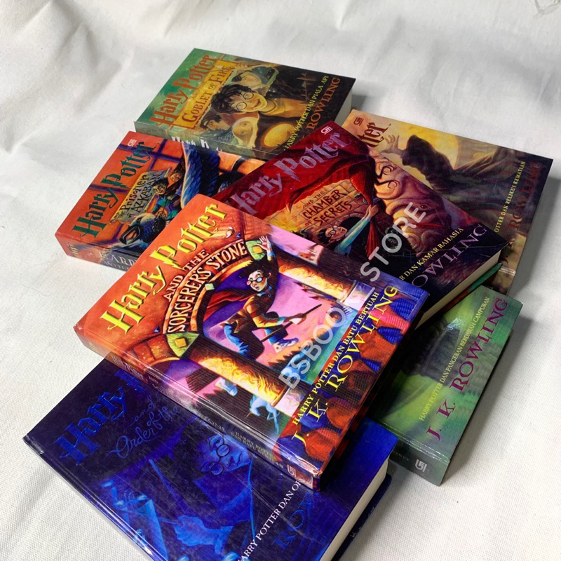 PAKET NOVEL HARRY POTTER EDISI HARD COVER - J.K. ROWLING