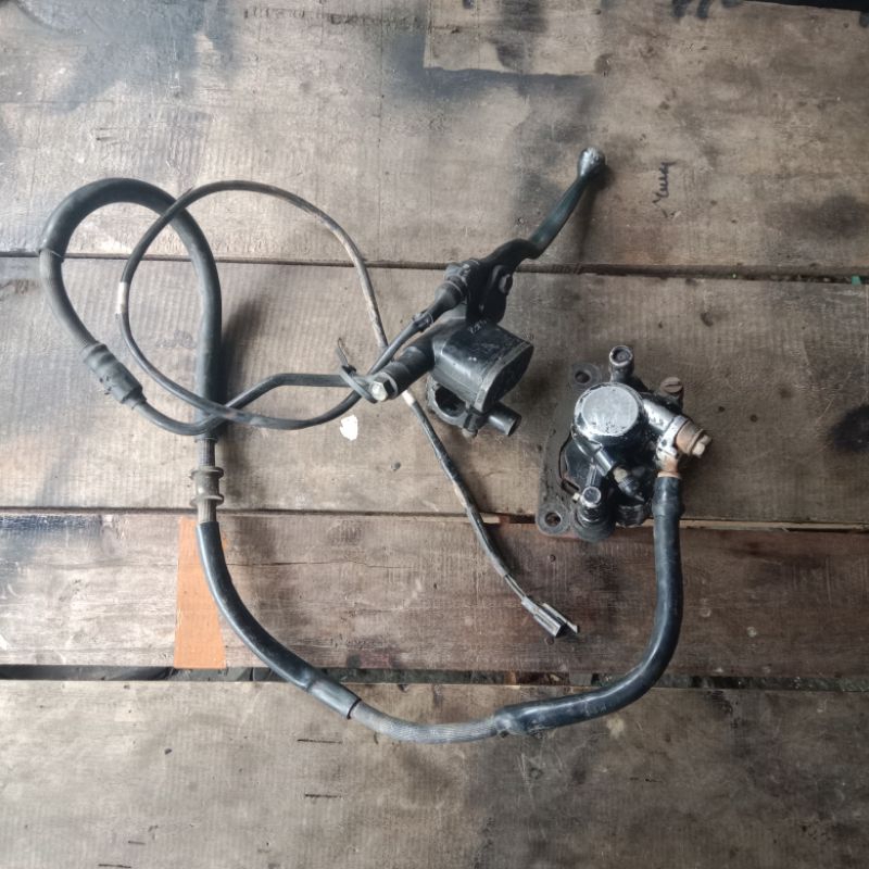 MASTER REM CAKRAM 1SET YAMAHA X-RIDE 115 ASLI ORIGINAL COPOTAN SIAP PASANG