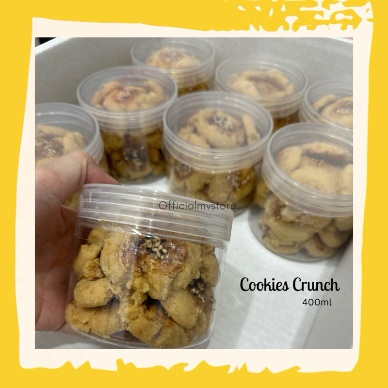 

cookies crunch / chui kao soh /kue natal / kue imlek / kue kering / nastar / kue bangkit / kue lidah kucing