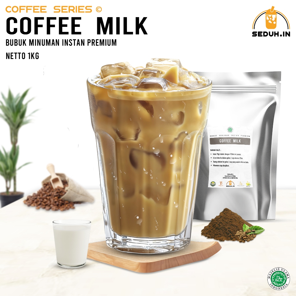 

SEDUHIN - OFFICIAL - Cofee Milk 1KG / Bubuk Minuman Premium