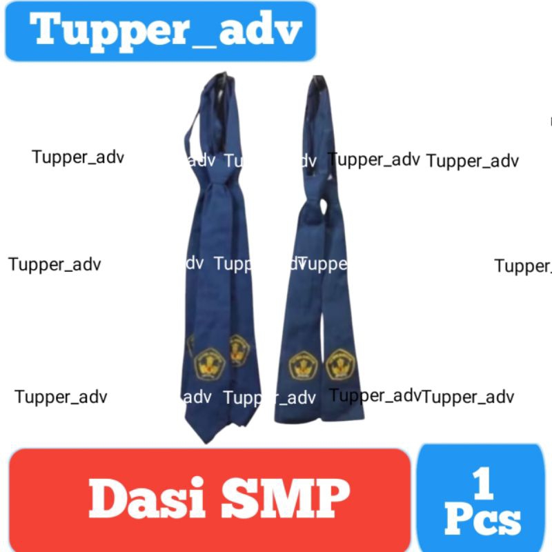 Dasi OSIS SMP Putra & Putri Logo Bordir / Dasi Sekolahan OSIS SMP Bordir