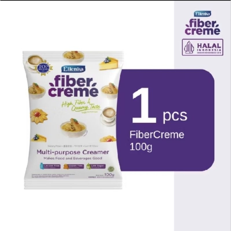 

Fibercreme / krimer pengganti santan , campuran untuk makanan atau minuman menyehatkan