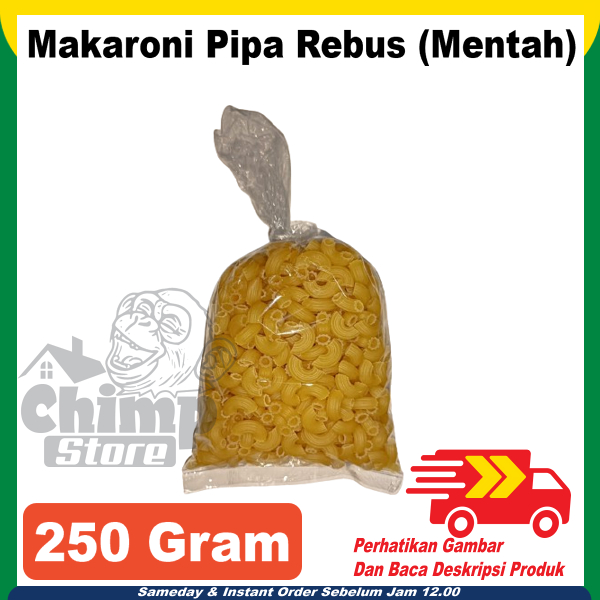 

Makaroni Pasta Corong Pipa Rebus Bukan Goreng 250 gr gram