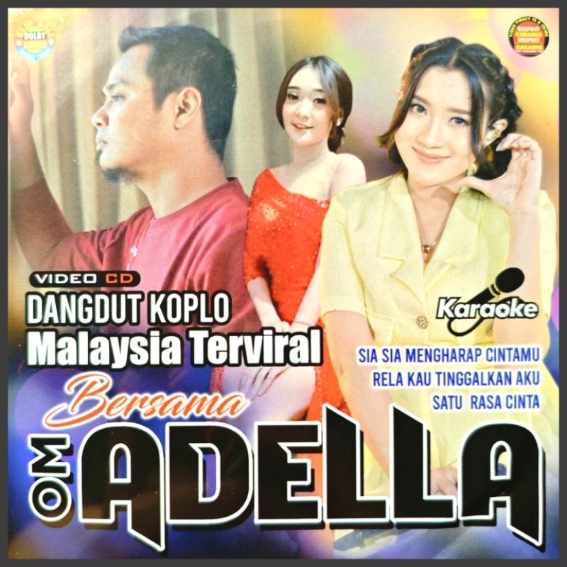 Kaset VCD Musik Bisa Karaoke 11 Lagu Dangdut Koplo Adella Album Pilihan Terlaris