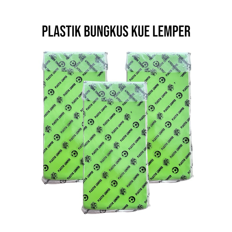 

Plastik Lemper Cap Bola Warna Hijau Isi 100 Lembar