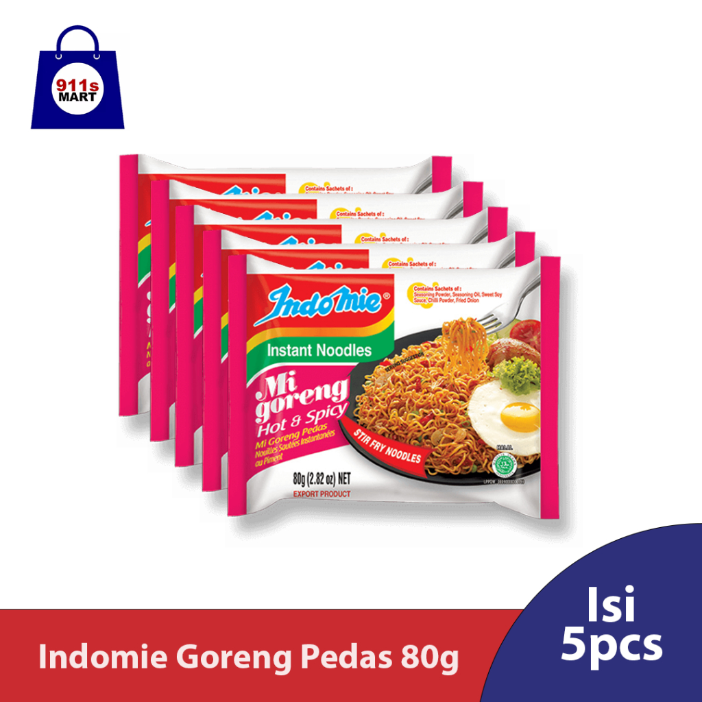 

5pcs Indomie Goreng Pedas