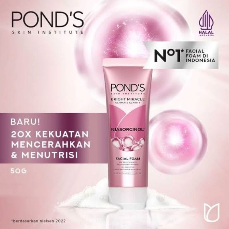 Ponds Bright Miracle Facial Foam | Ponds Bright Beauty Facial Foam