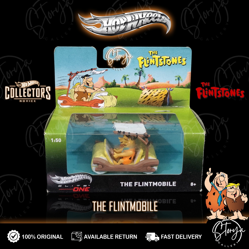 Hot Wheels HW THE FLINTMOBILE Hotwheels Elite One Collectors