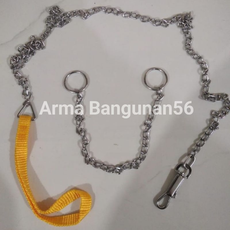 Rantai Anjing 2mm / Rantai Hewan / Tali Tuntun Anjing Stainless Steel