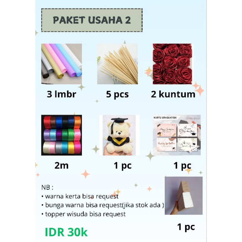 

Paket Usaha Idr 30k