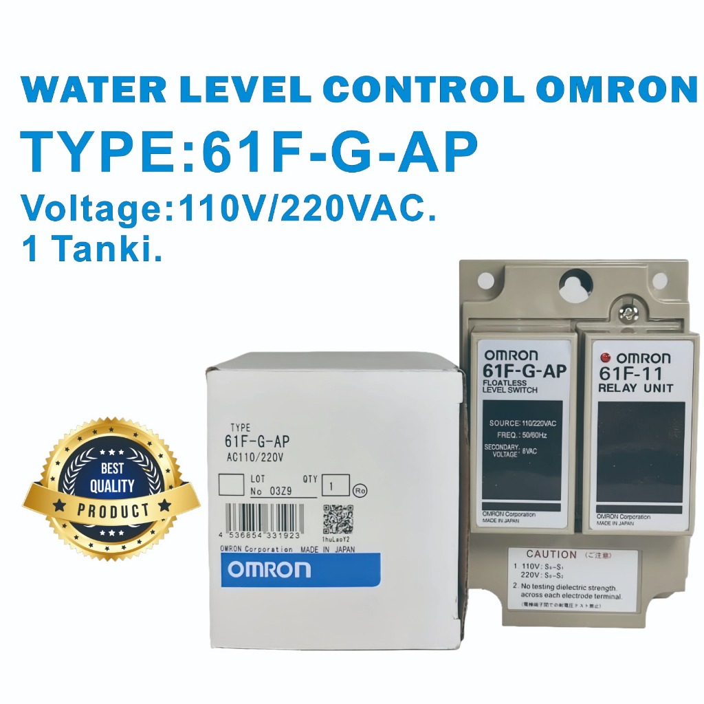 FLOATLESS LEVEL SWITCH WATER LEVEL CONTROL WLC 1 TANKI 61F-G-AP OMRON