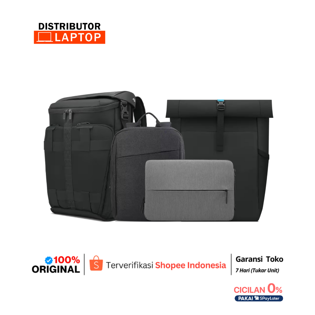 Aksesoris Tas Bagpack Laptop Lenovo
