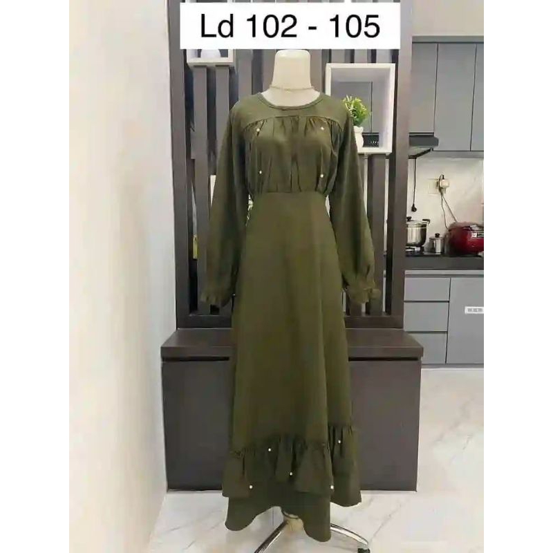 Gamis Hijau Ld 102 - 105