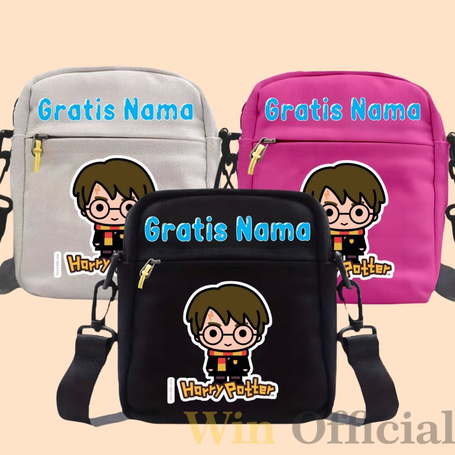 Tas Selempang Sekolah Harry Potter Lucu Tas Serut Anak Cowok Cewek Sekolah Aesthetic
