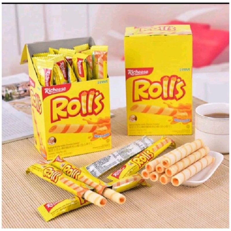 

WAFER ROLLS ( per pack isi 20 pcs )