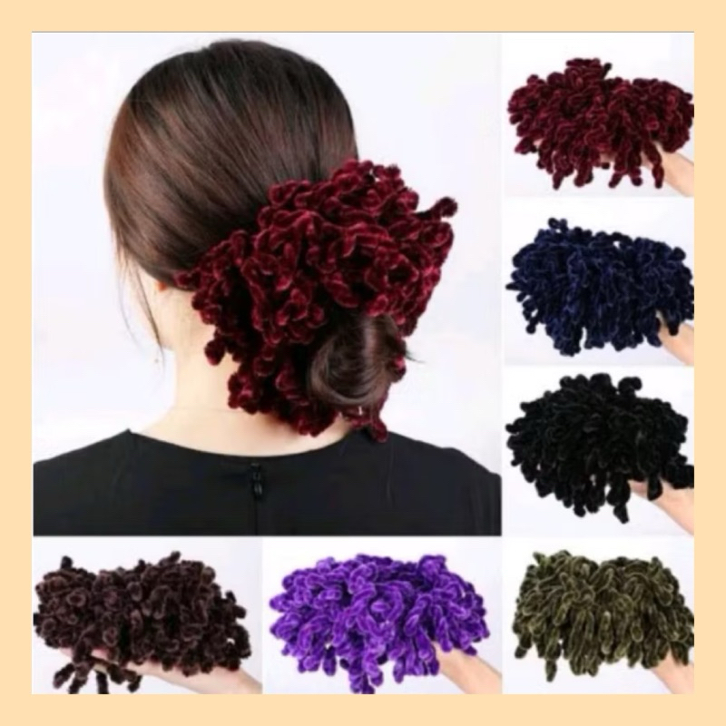 ikat rambut gurita jumbo