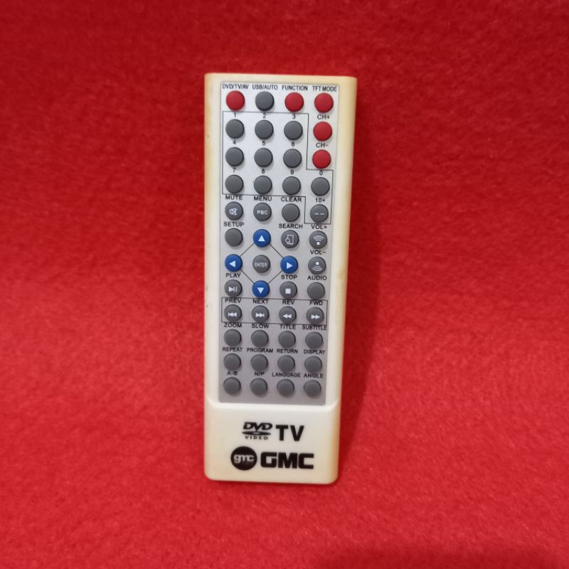 Remote DVD / TV GMC Portable Original Asli .
