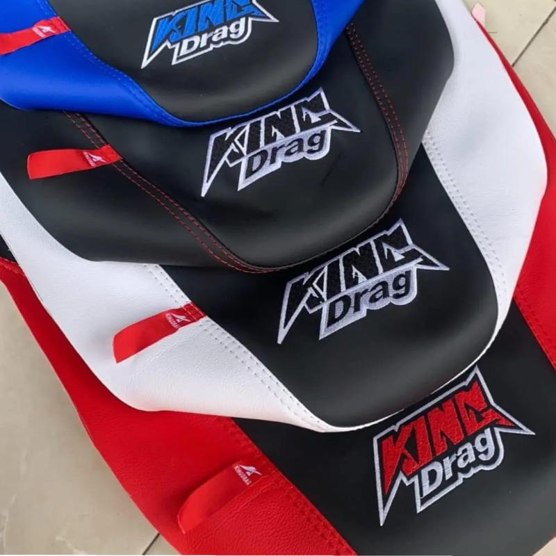 kulit jok king drag bordir #nmax#vario#aerox#beat#scoopy