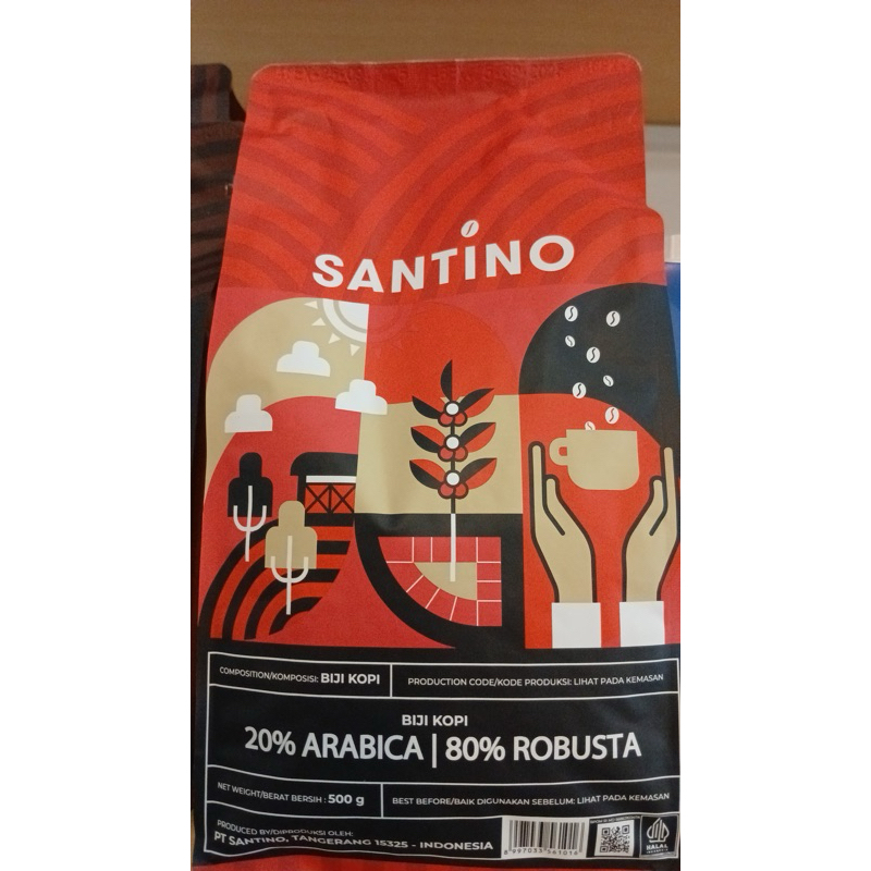 

Kopi Santino Della Casa Biji Kopi 20 Arabica 80 Robusta House Blend