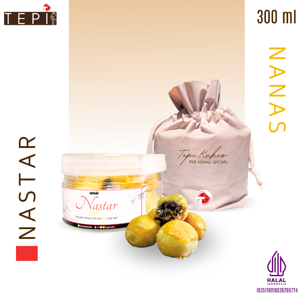 

Kue Kering Nastar Nanas Lumer Toples 300ml