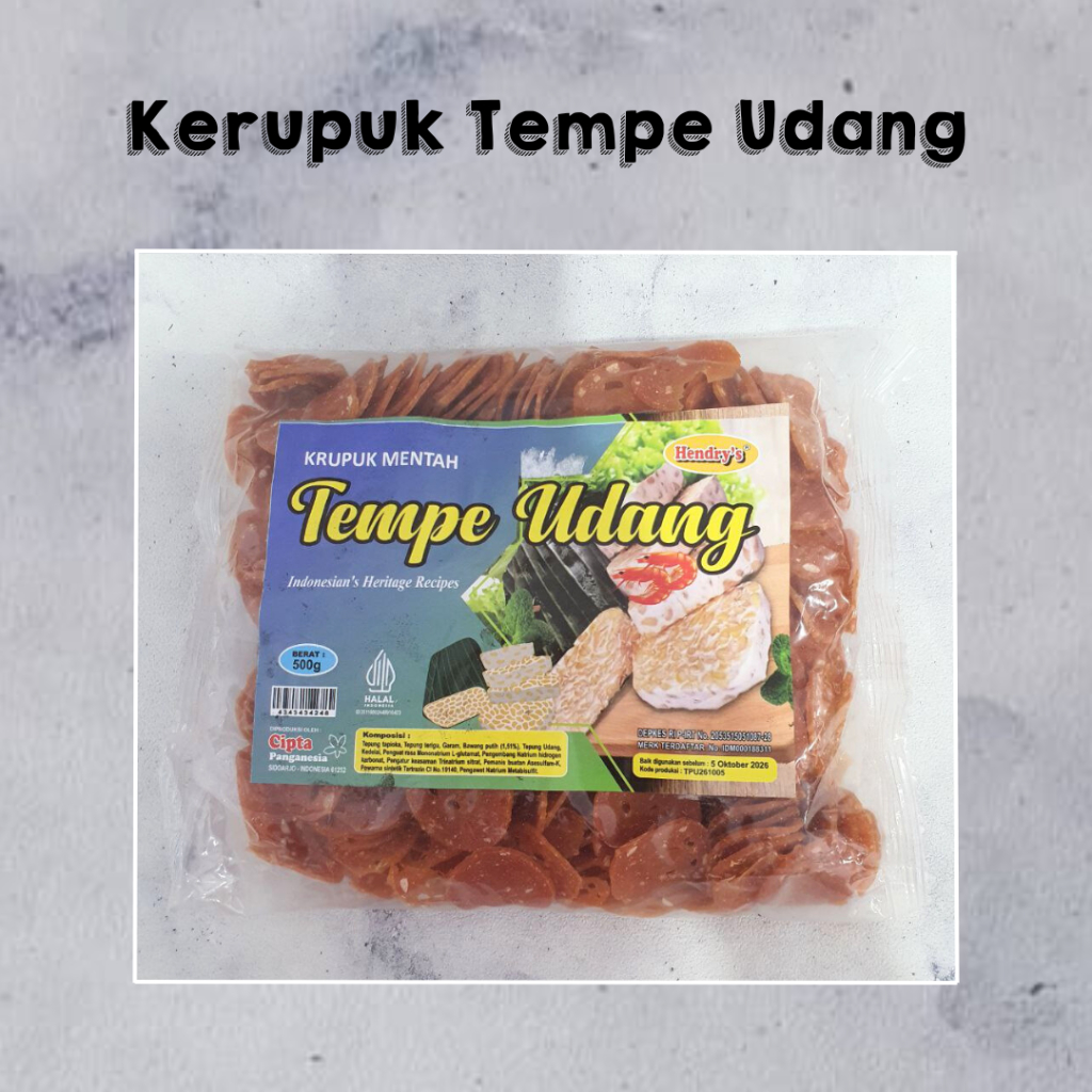 

KERUPUK TEMPE UDANG MENTAH (BERAT 500 GRAM)