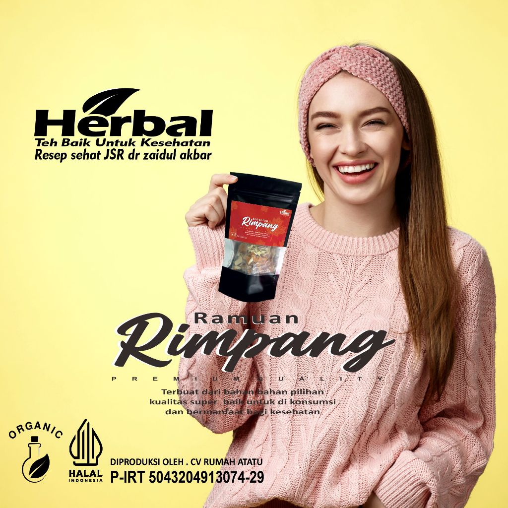 

Teh Rimpang Assyifaherbal | Minuman Rempah ala JSR | Teh Diet Detox | Pelangsing Herbal | Imunitas | minuman sehat I minuman rempah I P-IRT & HALAL MUI I Makanan & Minuman > Minuman > Minuman Tradisional & Herbal I