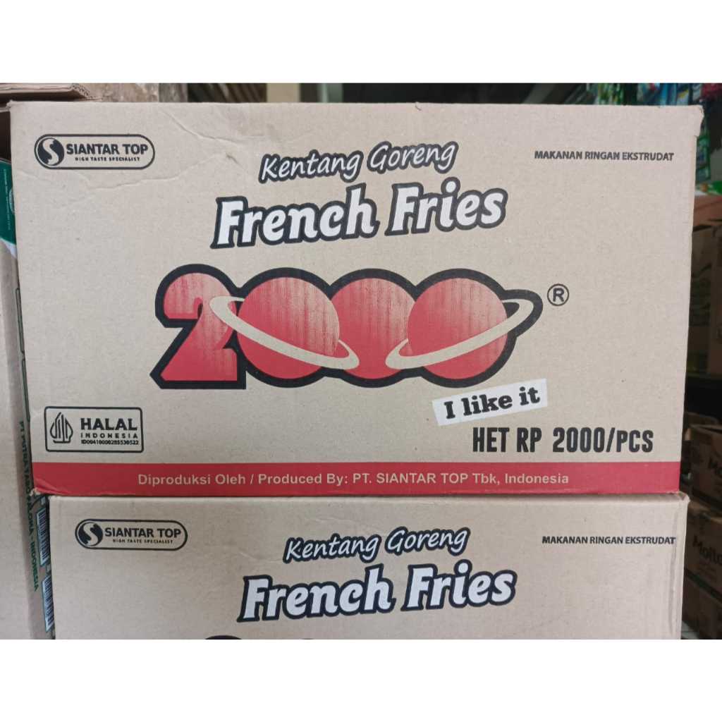 FRENCH FRIES 2000 1Dus Isi 40 PCS @ 14gram