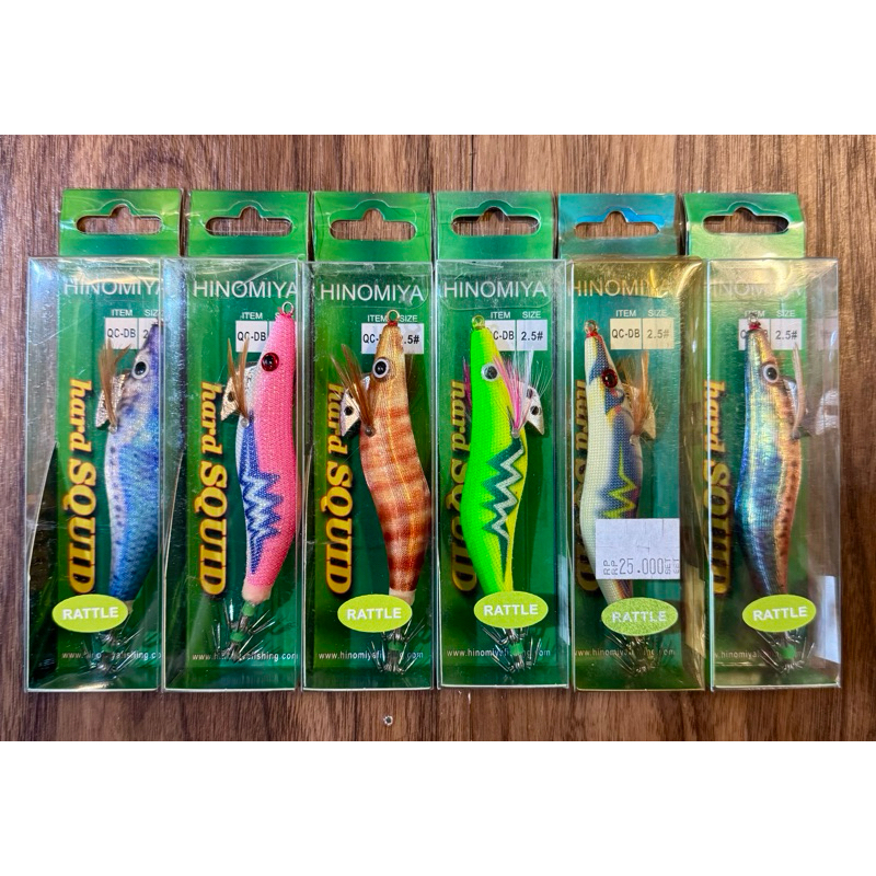 Egi / Lure Umpan Cumi Squid Hinomiya Rattle size 2.5