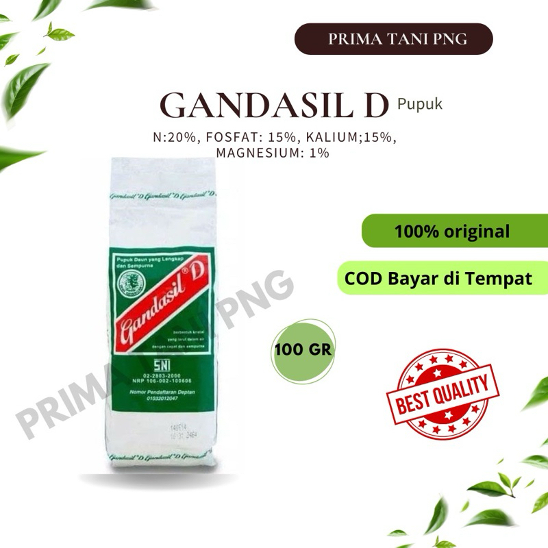 Pupuk Daun Gandasil D 100gr / Gandasil D 100gr