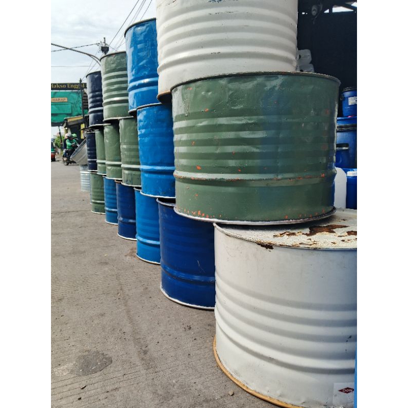Drum Besi/Drum Sampah/Drum Pot/Drum Sepotong 100 Liter/Cargo