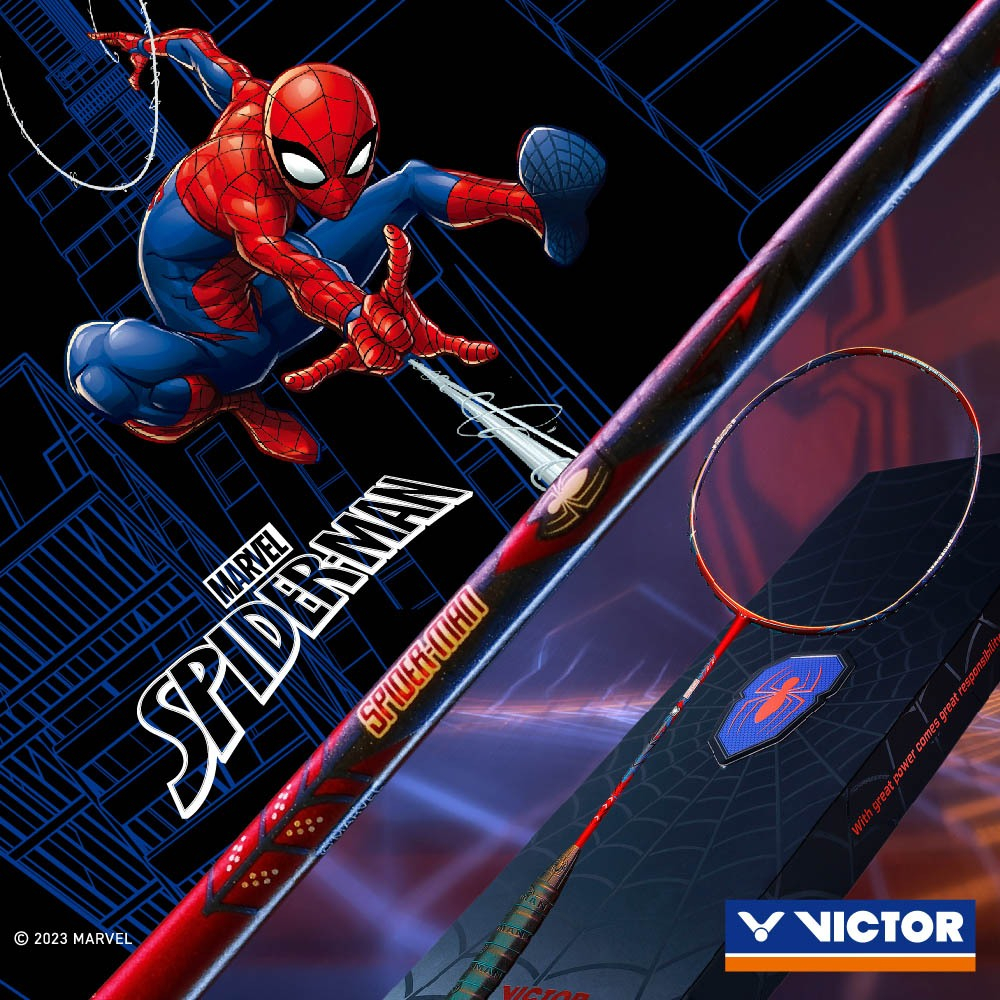 READY LIMITED Raket Badminton Victor X Spiderman GB D BOX - Original