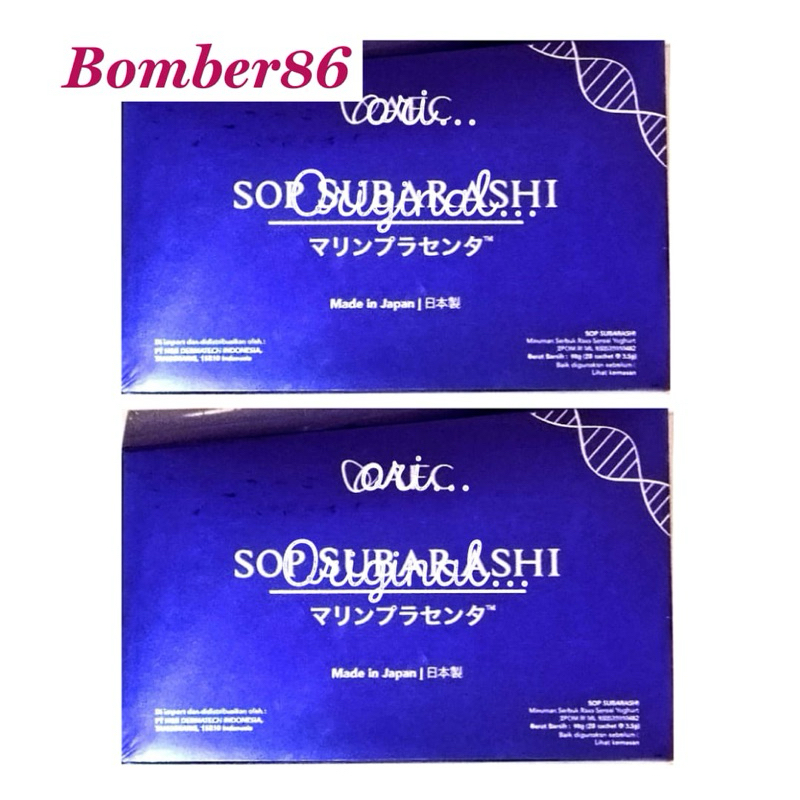 

PAKET DUO SUBARASHI AFC JAPAN # BOMBER86