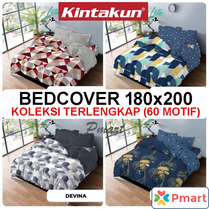 Arwana_Berry Bedcover Kintakun 180X200 Lite / Bedcover Kintakun King Lite / Bedcover 180X200