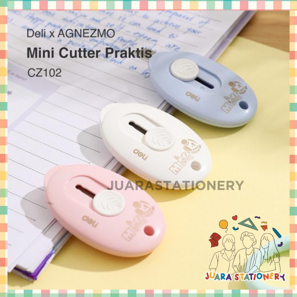 

Cutter Mini Silet Kecil Mini Lucu Pemotong Kertas Travel Pemotong Paket Kuter
