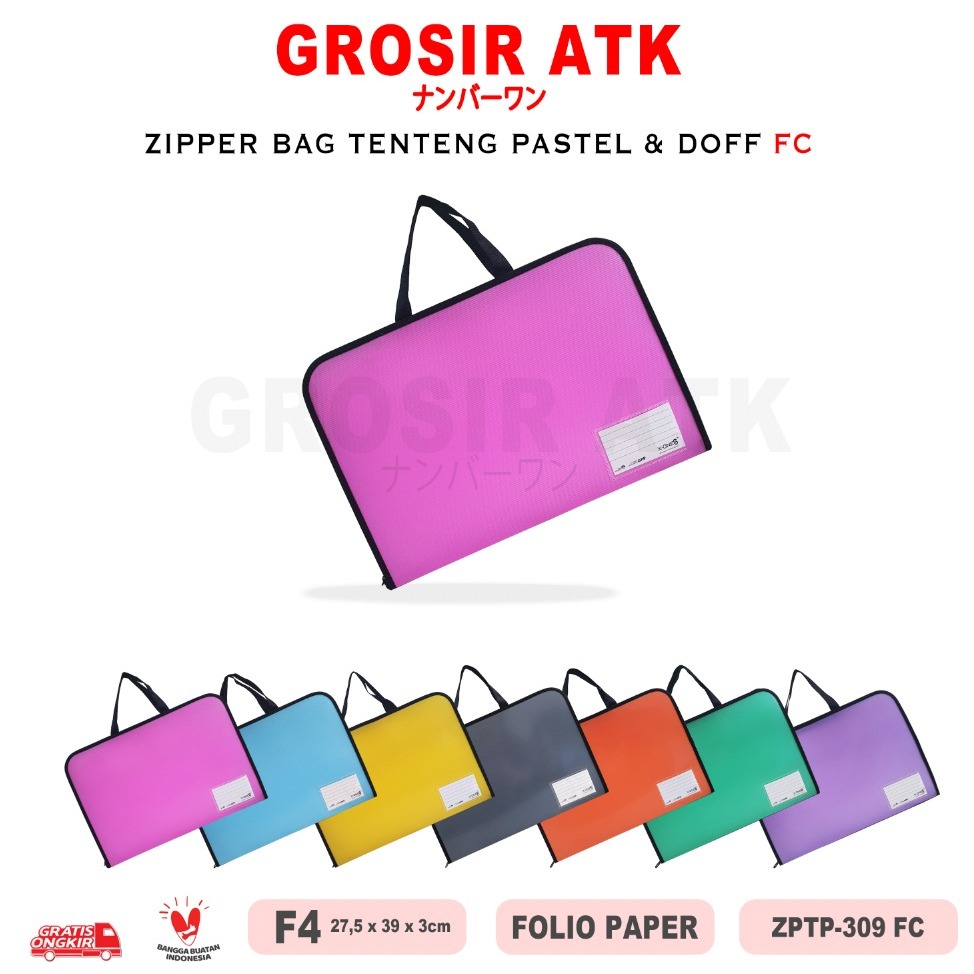 

Grosir ATK - ZIPPER BAG TENTENG PASTEL FC ZIPPER BAG DOKUMEN FILE (SATUAN)