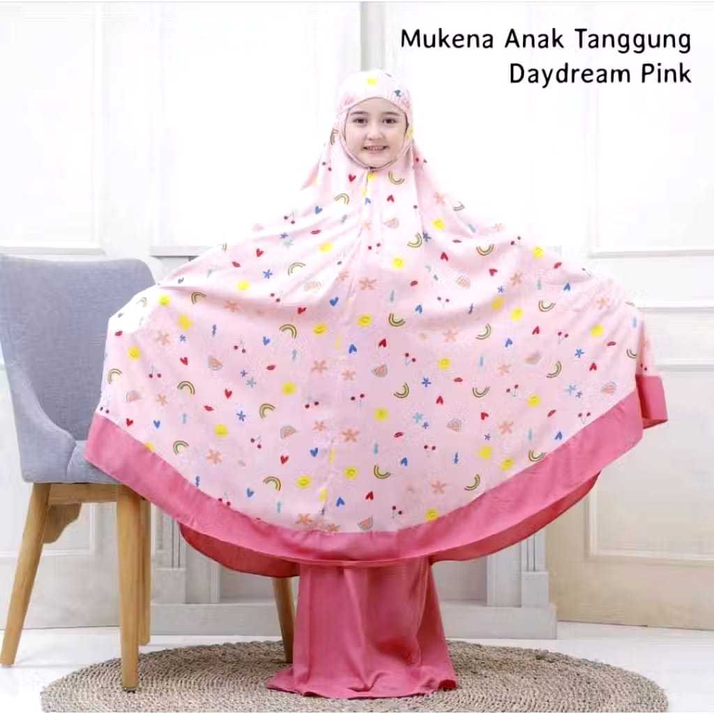 Mukena Anak Perempuan Mukena Anak  Mukena Motif Anak (Tas Sajadah) Mukena Anak Umur 7 Tahun -15 Tahu