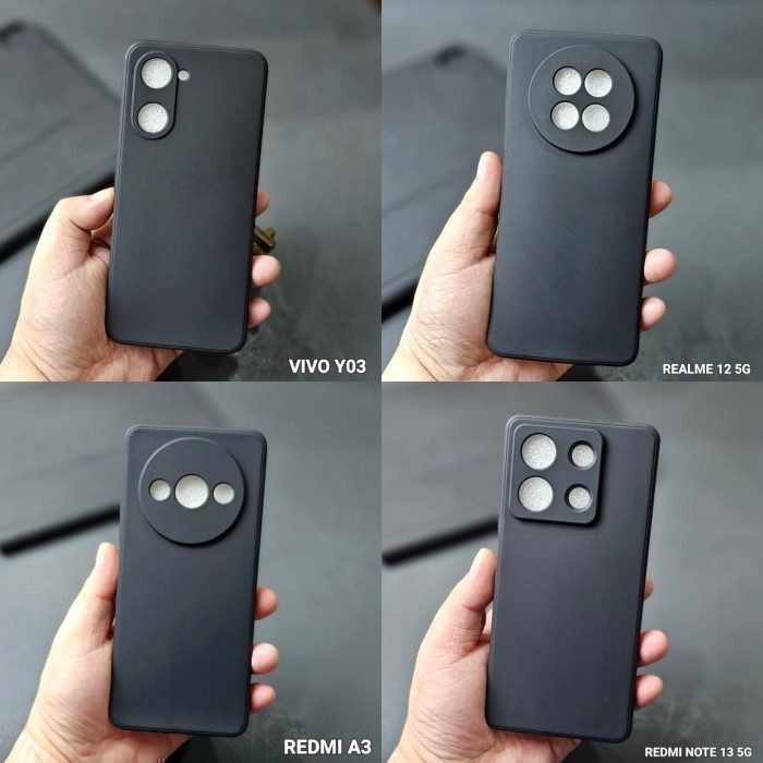 ITEL A80 CASE MACARON BLACK SOFT CASE BLACK PREMIUN ITEL A80