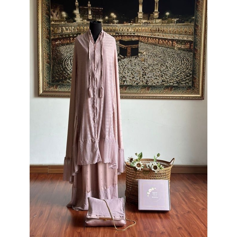 Mukena Zara Silk Tas Slempang Rantai