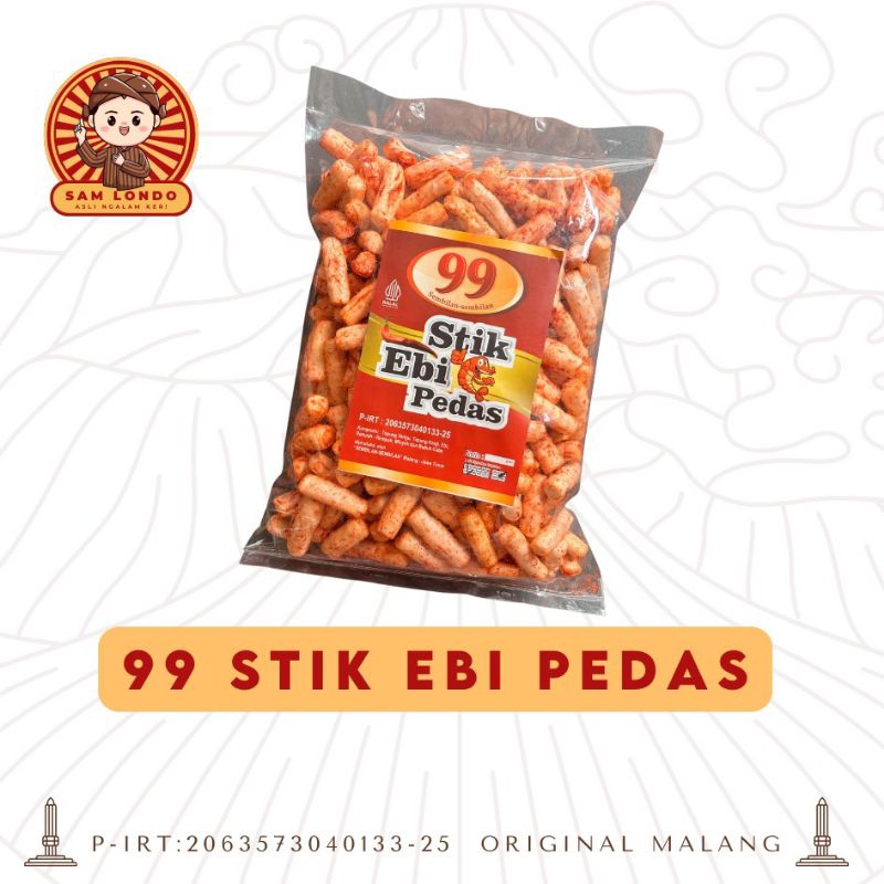 

99 PREMIUM Stick Ebi Pedas (180gr)