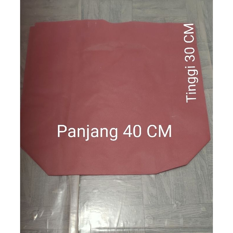 

Goodie Bag Landscape Ukuran 40x30x14 Marun Polos