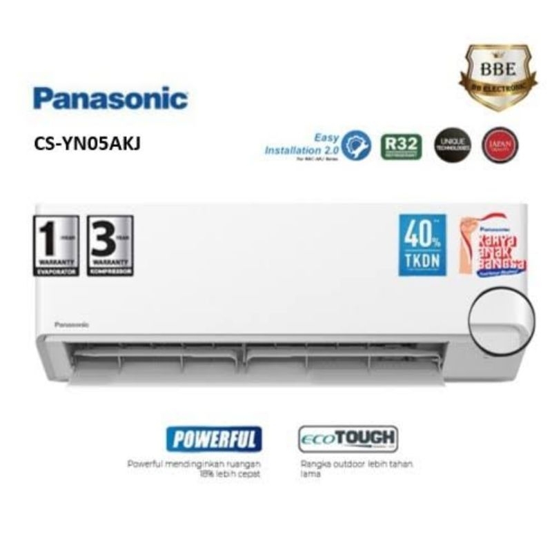 AC PANASONIC YN05AKJ / AC PANASONIC YN 05 AKJ STANDARD  / AC PANASONIC 0.5 PK / AC PANASONIC INDONES