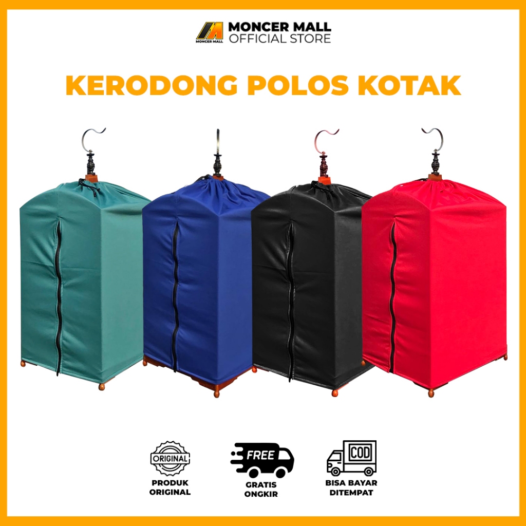 Kerodong Polos Sangkar Double Layer Kotak Umi Kasum untuk Semua Burung