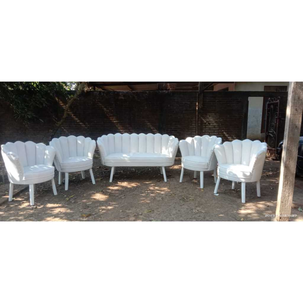 Kursi pelaminan kerang / kursi pengantin kerang / kursi kerang