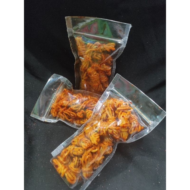 

MIE GULUNG PEDAS KEMASAN 100GRAM