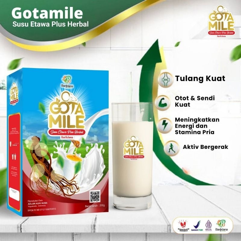 

BARIKLANA GOTAMILE Susu etawa plus ginseng 200g untuk stamina laki-laki