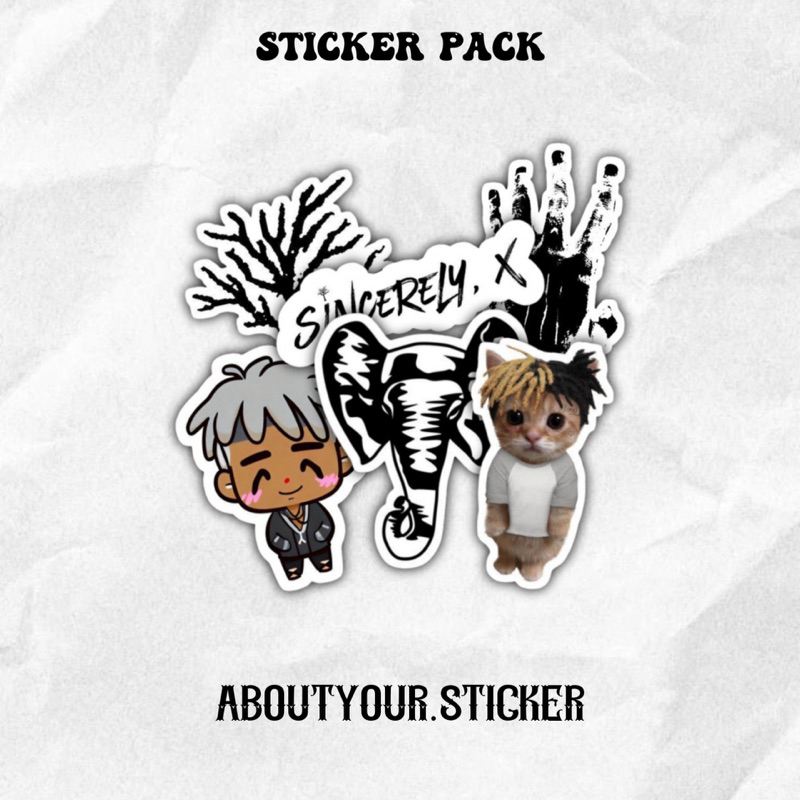 

STICKER PACK XXXTENTACION VOL 3 isi 6pcs