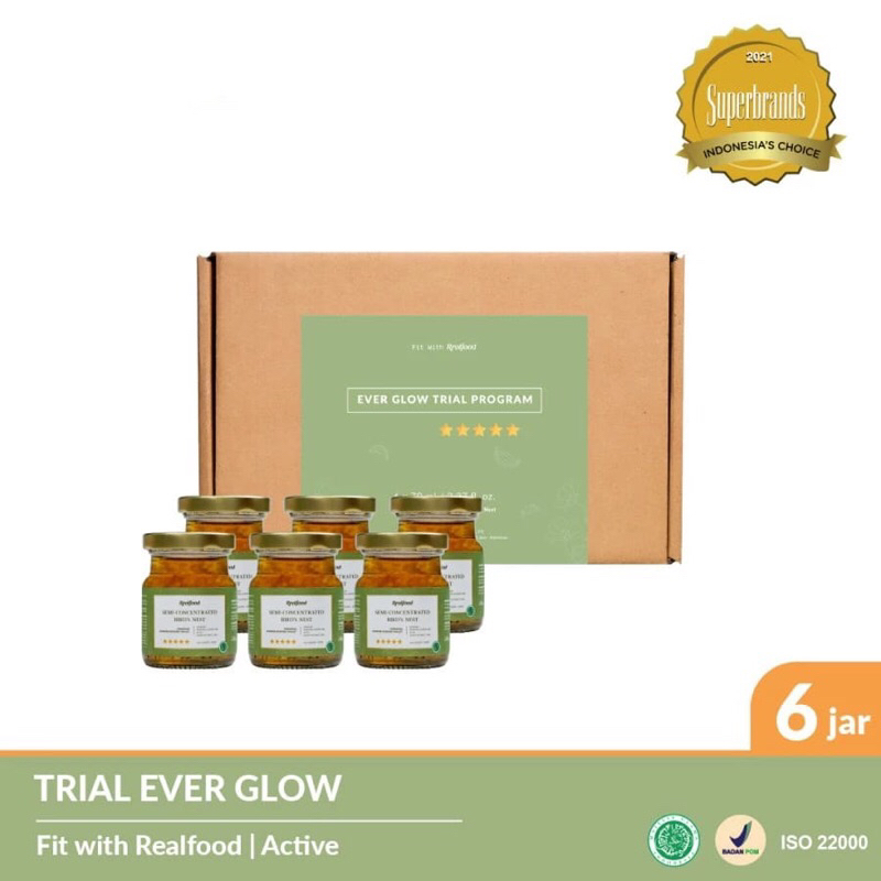 

Realfood Trial Ever Glow Minuman Sarang Burung Walet + Ekstrak Kurma